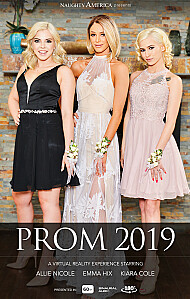 Emma Hix and Kiara Cole and Allie Nicole and Ryan Driller in Allie Nicole, Emma Hix, & Kiara Cole fuck date before Prom episode